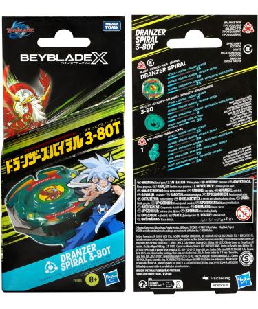 Shop Beyblade X Dranzer Spiral 3-80T Anniversary X-Over Top & Starter | International Shipping Available - Buy Online on GoSupps.com