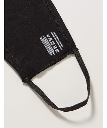 Oscar Apparels Kids Reusable Face Mask 100% BCI Cotton with Elastic Loop (5 Pack) 5 Count (Pack of 1) Black - Buy Online on GoSupps.com