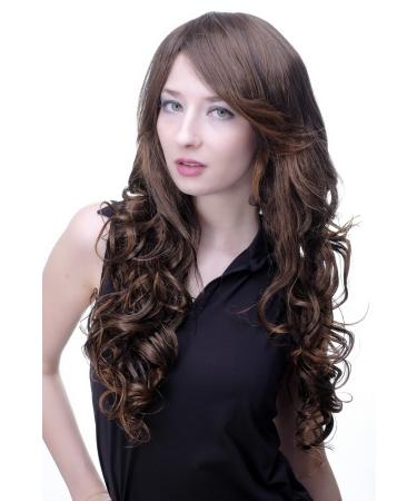 WIG ME UP ladies wig sexy hair brown mix chestnut cheeky parted long 49031-2T30