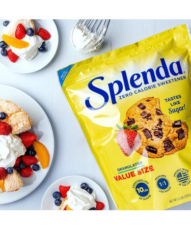 Splenda No Calorie Sweetener Granulated 1.2lb Bag - Pack of 1 - Buy Online on GoSupps.com
