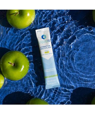 Liquid I.V. Hydration Multiplier+ Probiotic Kombucha Powder - Tart Green Apple (14 Sticks) - Buy Online on GoSupps.com