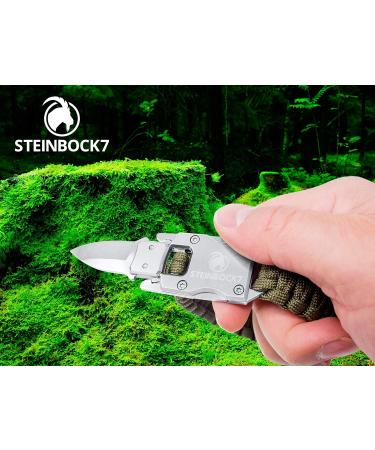 Steinbock7 Zugspitze Paracord Bracelet - Stylish Green Outdoor Companion with Practical Clasp Tool - Buy Online on GoSupps.com