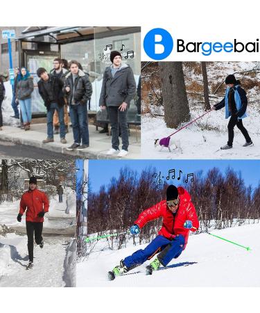 Bargeebai Unisex Beanie Hat with Bluetooth Wireless Speaker - Unique Fall/Winter Tech Gift Under $20 (Black) - Buy Online on GoSupps.com