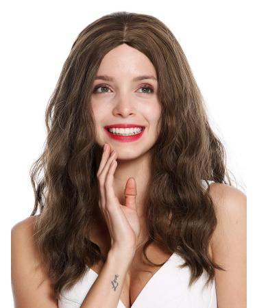 Buy WIG ME UP DL-012-6A/8A Long Voluminous Wavy Brown Mix Ladies Wig - International Shipping Available - Buy Online on GoSupps.com
