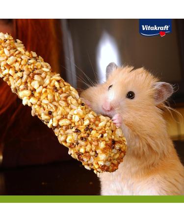 Vita Power Kr cker Mix for Dwarf Rabbits | Healthy Nibbles with Popcorn Honey Vegetables & Beetroot - No Sugar or Cereals (1x 3 Pieces) - Buy Online on GoSupps.com