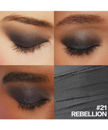 FOCALLURE No Crease Eyeshadow Stick - Matte & Shimmer Eye Shadow Pencil - Smudge-proof & Waterproof - REBELLION 21 - Buy Online on GoSupps.com
