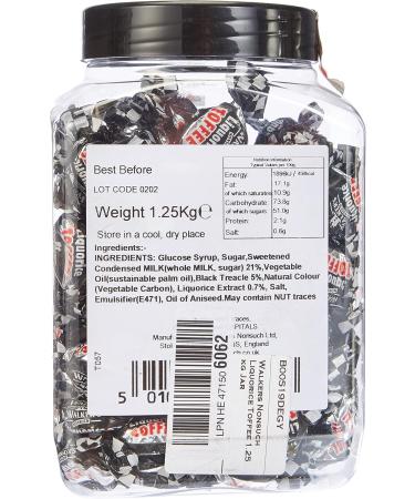 Walkers Nonsuch Liquorice Toffee 1.25 kg Jar - Buy Online on GoSupps.com