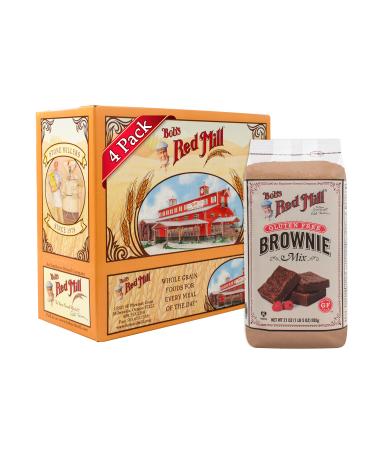 Bob's Red Mill Gluten Free Brownie Mix, 21 Oz (4 Pack) - Buy Online on GoSupps.com