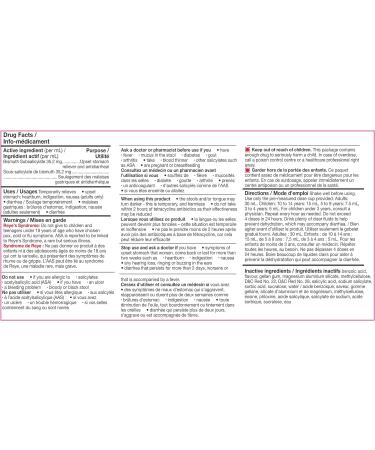 Pepto Bismol Extra Strength Liquid 2X Concentrated Formula Upset Stomach Relief Diarrhea Relief Heartburn Nausea Indigestion Upset Stomach Cherry Flavour 12oz /350mL Cherry 350 mL (Pack of 1) - Buy Online on GoSupps.com