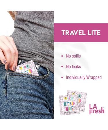 La Fresh Feminine Wipes - Flushable Feminine Care Wet Wipes with Aloe Vera, Chamomile, Cucumber, and Vitamin E - 200ct Pack - Buy Online on GoSupps.com