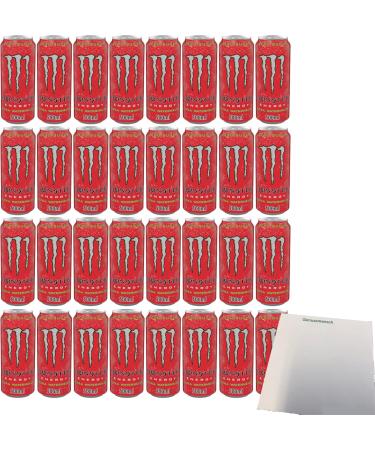  usy Monster Energy Ultra Watermelon Zero Energy Drink (24 bo tes de 0 5 l) + bloc usy Block - Buy Online on GoSupps.com