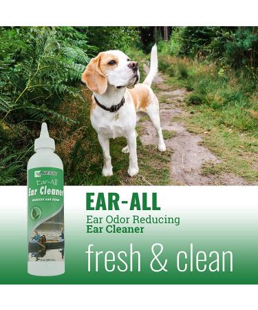 Kenic Ear-All Pet Ear Cleaner for Dogs, Cats & Ferrets - Gentle Solution - Buy Online on GoSupps.com
