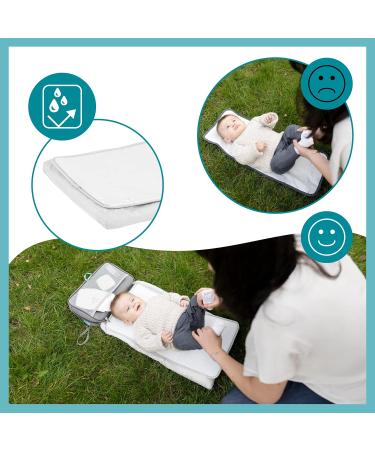 Babymoov NomadCare Changing Mat - Portable Washable Water-Repellent Microbead Filling | Ideal for On-the-Go Parents - Buy Online on GoSupps.com