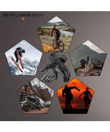 Shop Brubeck Thin Undertaking Gloves GE10010A & Warming Merino Wool GE10020 for Men & Women - Black S/M - International Shipping Available - Buy Online on GoSupps.com