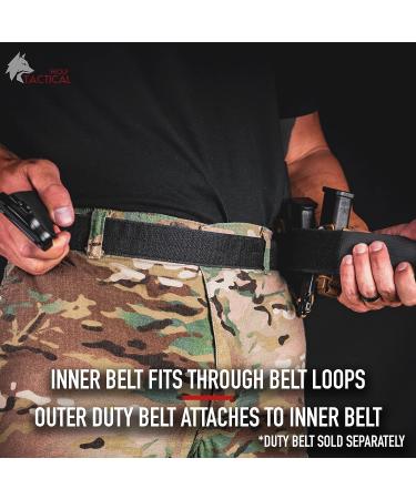 WOLF TACTICAL 1.5 Hook & Loop Inner Belt for Duty Belt - Black, Size M (33-36) | EDC & Battle Belt Accessory - Buy Online on GoSupps.com