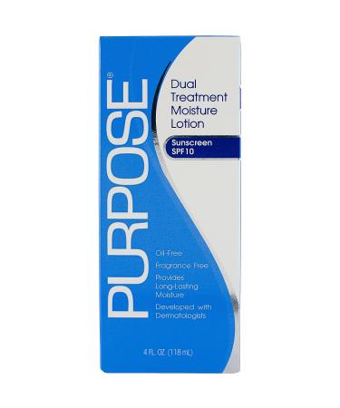 Purpose Dual Treatment Moisture Lotion SPF 10 - 4 oz - Buy Online on GoSupps.com