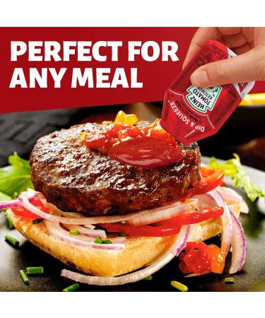 Heinz Tomato Ketchup Dip And Squeeze Packets - 75 x 0.95 oz Single Serve Ketchup Pockets for On-The-Go Meals - Buy Online on GoSupps.com