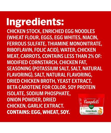 Campbell's Healthy Request Chicken Noodle Soup 15.3oz Microwavable Bowl - Case of 8 - Buy Online on GoSupps.com