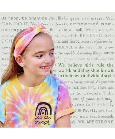4 Pack Tie Dye Spa Headbands for Girls - Soft Non-Slip Turban Headwraps - Stretch Tie-Dye Hair Accessories - Sleepover Party Essential - Buy Online on GoSupps.com