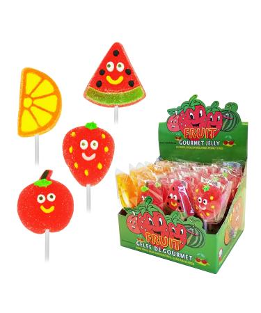 Gourmet Jelly Regular Fruit Candy 24 Pcs/Box