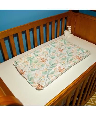 Callowesse Baby Changing Mat 79x47cm. Waterproof Wipe Clean Raised Edges Portable and Foldable Woodland Friends Design - Buy Online on GoSupps.com