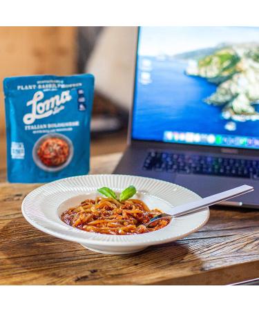 Loma Linda Blue Italian Bolognese - Plant-Based Complete Meal (10 oz, Pack of 3) - Buy Online on GoSupps.com