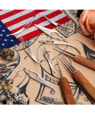 Dreadlock Crochet Needle Kit | Interlocking Tool for Locs | Crochet Hooks for Hair - Easy Clean Organizer Included - Buy Online on GoSupps.com