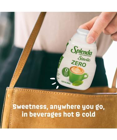 SPLENDA Liquid Stevia Sweetener Drops - 3.38 Fl Oz Bottle (2 Pack) - Zero Calorie Stevia - Buy Online on GoSupps.com