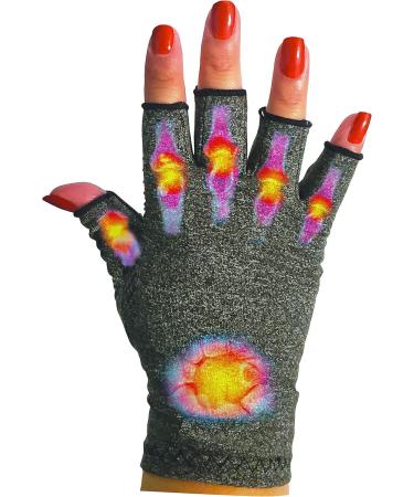 EasyComforts Light Compression Gloves with Grippers - Enhance Comfort & Grip | International Shipping Available - Buy Online on GoSupps.com