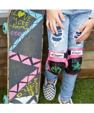 Wipeout Kids Dry Erase Pad Set - Knee, Elbow, and Wrist Guards - Tie Dye Design - Buy Online on GoSupps.com
