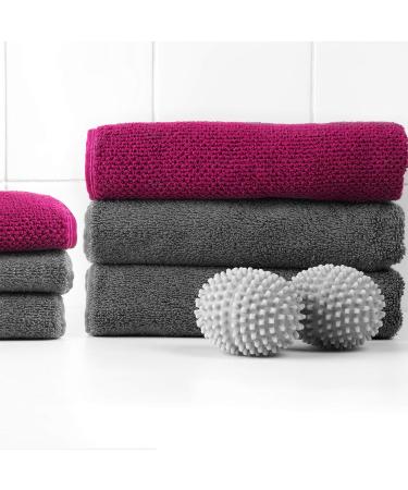 Kleeneze KL066077EU Tumble Dryer Balls - Set of 2 | Reduce Wrinkles & Save Time on Ironing | Reusable Washing Balls for Faster Drying & Softening Clothes | Non-Melting | 6.2 x 8.2cm - Buy Online on GoSupps.com