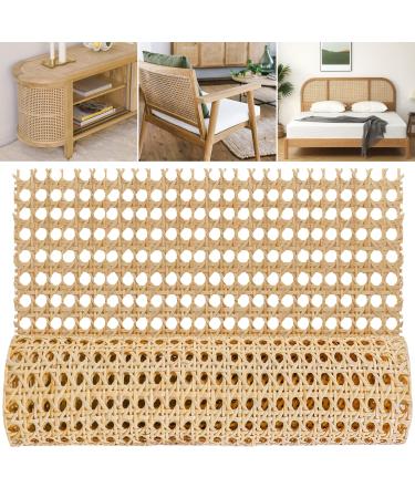18 Width Rattan Pressed Cane Webbing Sheet for Caning Projects  3.3FT Natural Rattan Material Roll Net Woven Open Mesh Cane  Suitable for Caning Material DIY Supplies 18W x 40 L(3.3Ft) - Buy Online on GoSupps.com
