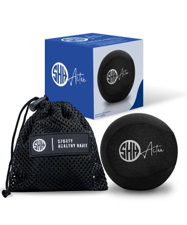 Stress Balls for Adults anxiety Stress Relief  Large Gel Squeeze Ball for Hand Therapy, Arthritis, Rehab, Office and Work. Grip Strengthener, Exercise ball (Soft, Medium, Hard) for Men and Women Crow Black - 2.36"