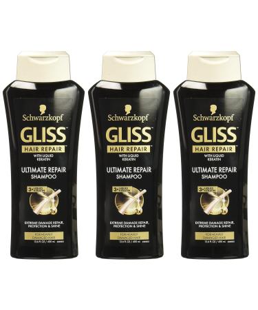 GLISS Ultimate Repair Shampoo for Heavily Damaged Hair 13.6oz (Pack of 3) - Buy Online on GoSupps.com