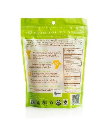Sol Simple Solar Dried Pineapple Snack - USDA Organic, Non-GMO, Vegan, 6oz (Pack of 2) - Buy Online on GoSupps.com