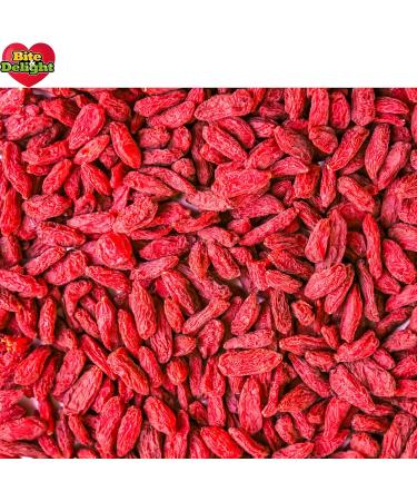  Bite & Delight Bite & Delight 2kg Dried Goji Berries Lycium Barbarum Natural Superfood Rich in Vitamins & Minerals Healthy Snack Ideal for Muesli Yogurt & Desserts - Buy Online on GoSupps.com