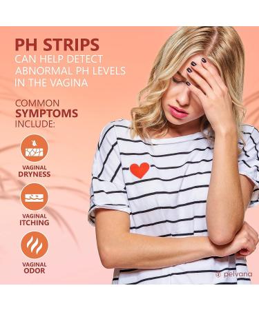 Pelvana Vaginal pH Balance Test Strips for Women - 100 Strips | Monitor Feminine Health & Prevent Infections - Buy Online on GoSupps.com