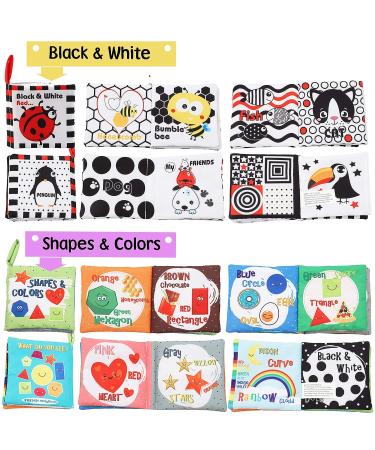 First Soft Cloth Crinkle Books for Babies Infants Toddlers Baby Books 0-6 Months Infant Baby Toys 6 to 12 Months 1 2 3 Years Old Baby Girl Boy Shower Gifts Set  Early Learning Education Sensory Toys - Buy Online on GoSupps.com