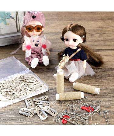 85-Piece Clip Hair Extension Set | 50 U-Shaped Clips Needles T-Pencils & More for Perfect Hair Styles - Buy Online on GoSupps.com