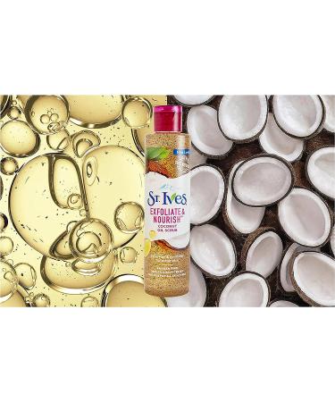 St. Ives Coconut Facial Oil Scrub 4.23 oz - Exfoliate & Nourish - Buy Online on GoSupps.com