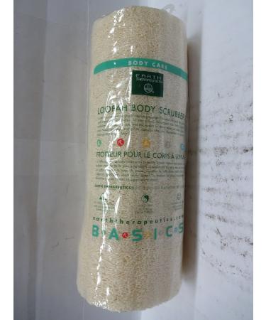 EARTH THERAPEUTICS LOOFAH BODY SCRUBBER 7 IN  CT2