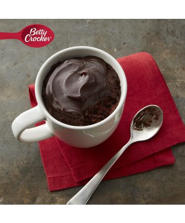 Betty Crocker Mug Treats Triple Chocolate Cake Mix with Fudge Frosting 4 Servings 12.5 oz, 4 Count (Pack of 6) - Delicious Instant Dessert Option - Buy Online on GoSupps.com