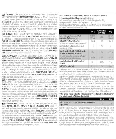 Buy BiotechUSA Glutamine Zero 300g Powder - Lemon Flavor | Best International Shipping - Buy Online on GoSupps.com