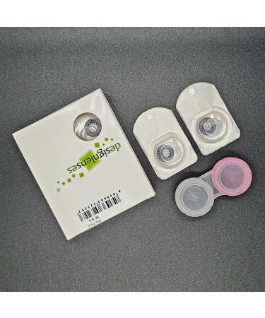 Violet Black Halloween Witches Pentagram Contact Lenses - Soft Colored Purple 1 Pair - International Shipping - Buy Online on GoSupps.com