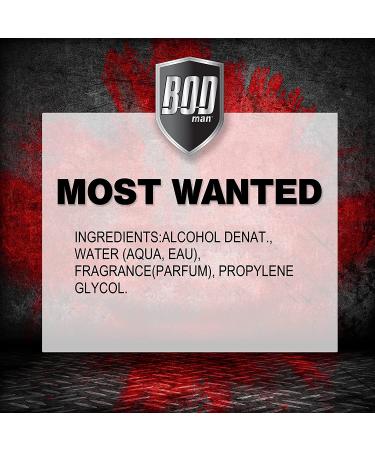 BOD Man Most Wanted Fragrance Body Spray 8 fl oz - Pack of 1 - Buy Online on GoSupps.com