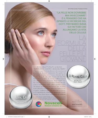 Royal Cells Vitality Night Cream | Night Cream | Face Neck and Pumps | With Hyaluronic Acid and Caviar Powder | Regenerates protects tones and moisturizes the skin | Made in Italy - Buy Online on GoSupps.com