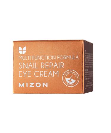 MIZON Snail Repair Eye Cream - Natural Korean Skincare for Wrinkle and Fine Line Treatment - Hydrating and Healthy Skin - 0.84 oz - Buy Online on GoSupps.com