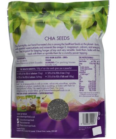 Terrafertil Nature's Heart Chia Seeds. 2 kg - Buy Online on GoSupps.com