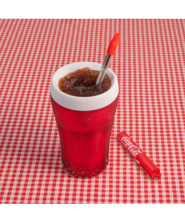 ZOKU Coca-Cola Lot de 2 gobelets flottants et slushy avec c ur cong lateur pour cr er des smoothies des slushies et des milkshakes portion unique en quelques minutes sans BPA - Buy Online on GoSupps.com