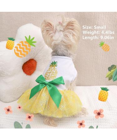 Summer Mesh Dresses for Small Dog Girls - Yorkie Chihuahua & Tea Cup Styles | Princess Birthday Outfits - Buy Online on GoSupps.com